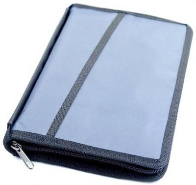 Чехол-сумка с ручкой на молнии для Библии из гидронейлона 17,2*25 светло-синий