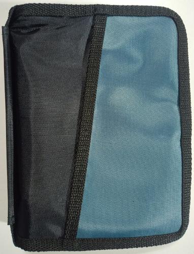 Чехол-сумка с ручкой на молнии для Библии из гидронейлона 14*20, светло-синий