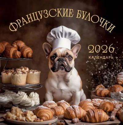 Календарь 2026 настенный, перекидной, на скрепке «Французские булочки» Календарь 2026 настенный, перекидной, на скрепке «Французские булочки»