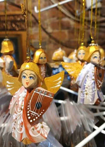 Игрушка Ангел деревянная. Резка, раскраска (Москва)