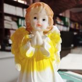 Ангел керамический цветной 13,5 см в коробке (Народный Промысел)