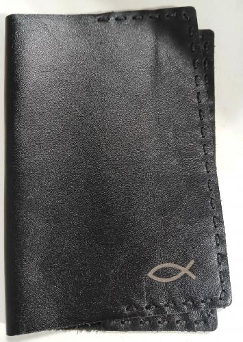 Обложка для паспорта «Рыбка», кожа (ИП Джапаридзе)