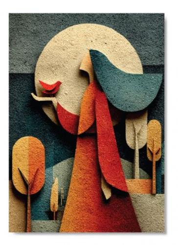 Открытка «Люби и будь любимой»10*15 (картон) (Ваката)