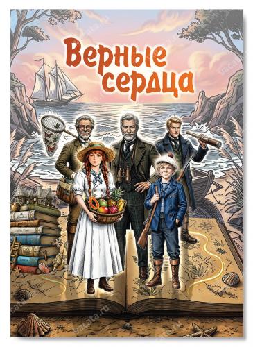 Открытка «Верные сердца» Дети капитана ГрантаВаката)