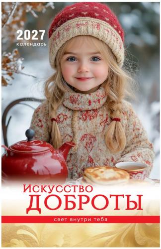 Календарь настенный перекидной на пружине 29Х45 см на 2027 год «Искусство доброты» (Послание доброты